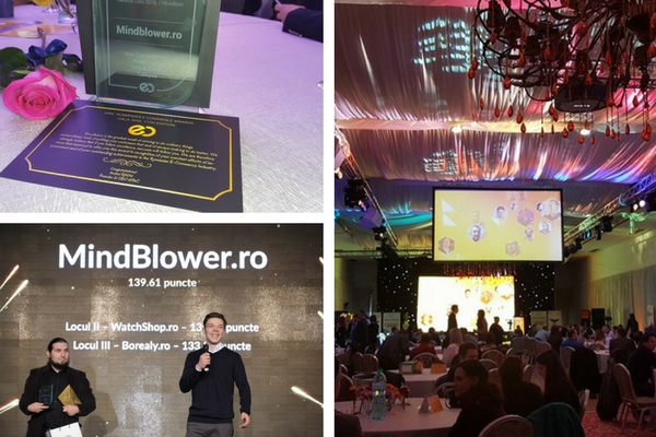 Mindblower premiat la Gala Premiilor eCommerce 2016