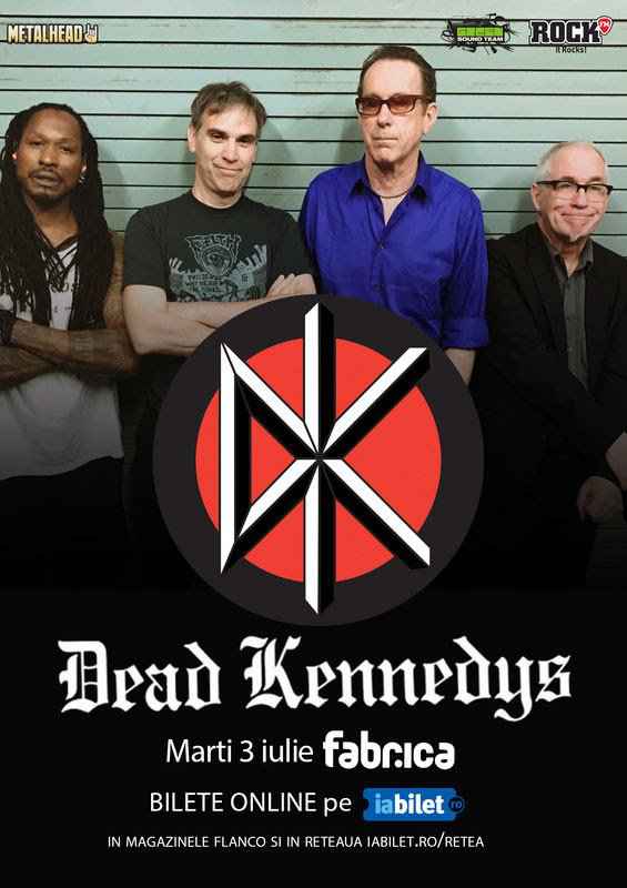 Concert Dead Kennedys în premieră în România pe 3 iulie!