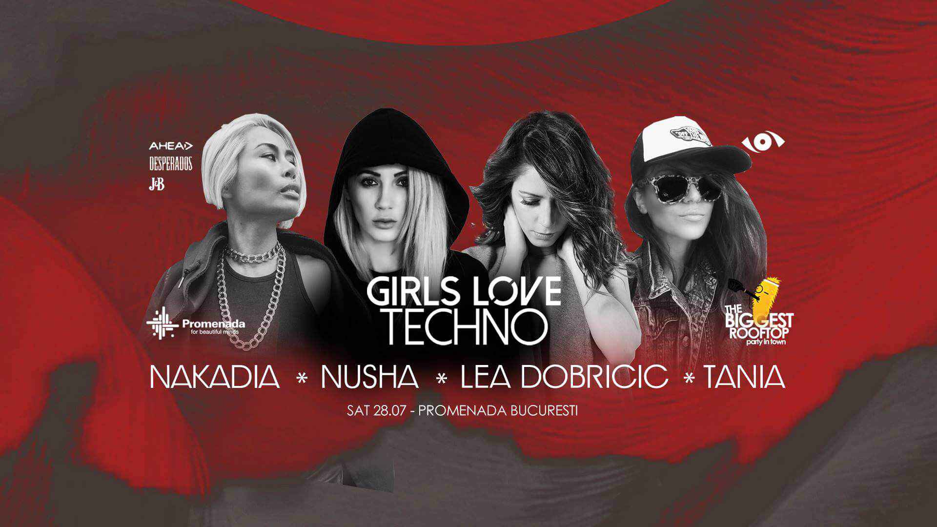 The Biggest Rooftop Party In Town prezintă Girls Love Techno