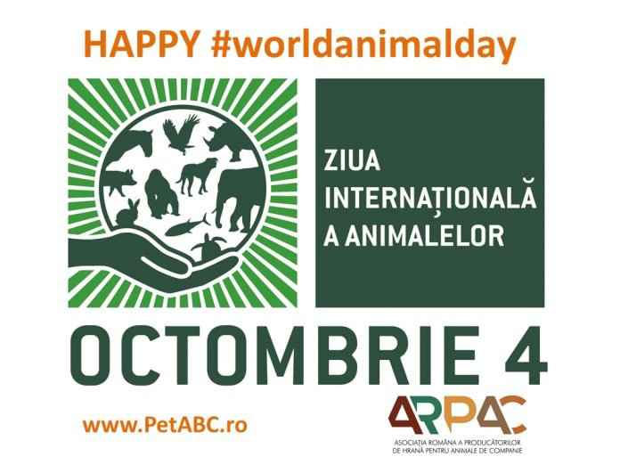 Ziua Internaţională a Animalelor - o sărbătoare globală la care participă şi România
