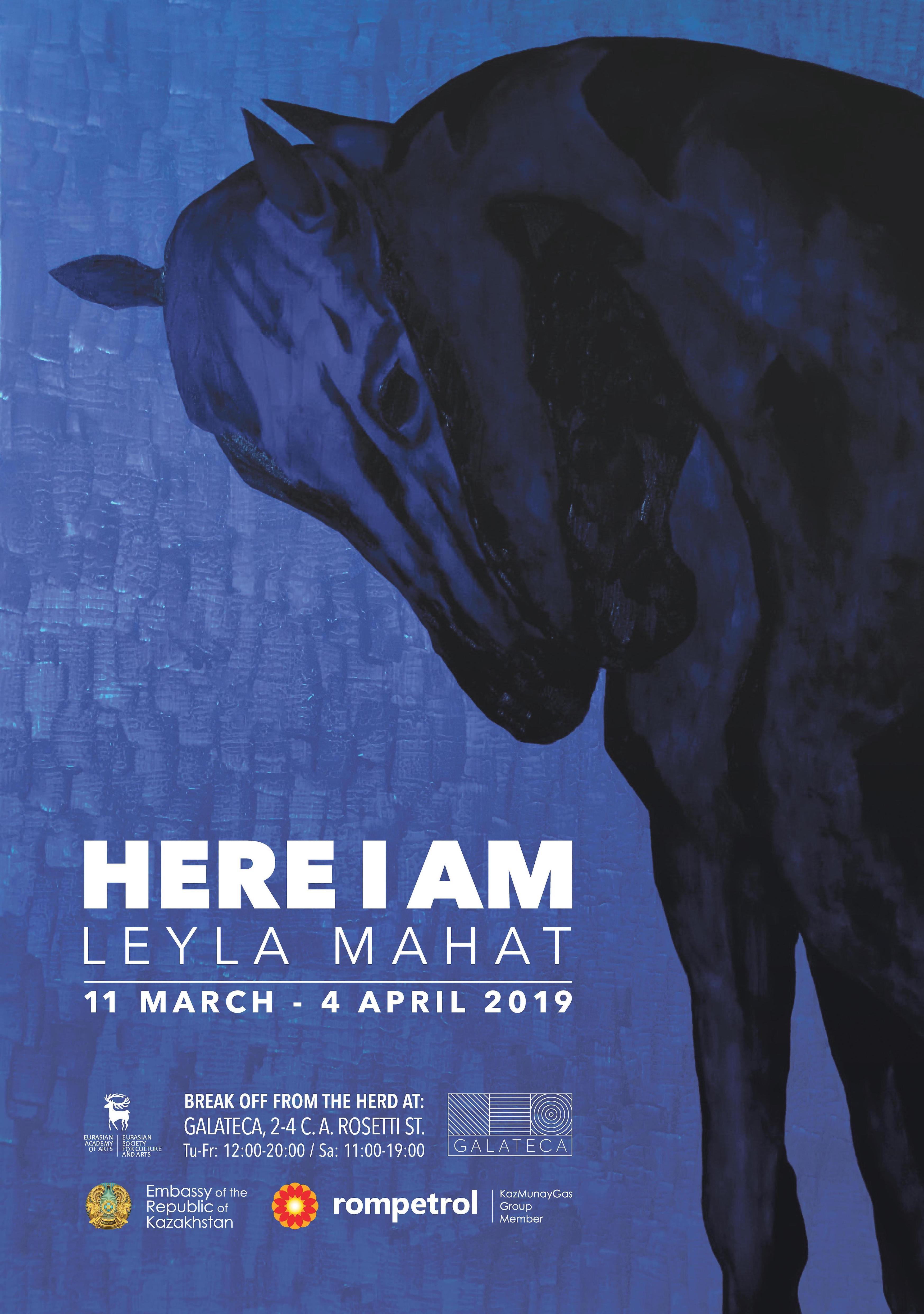 Leyla Mahat – HERE I AM poster EN