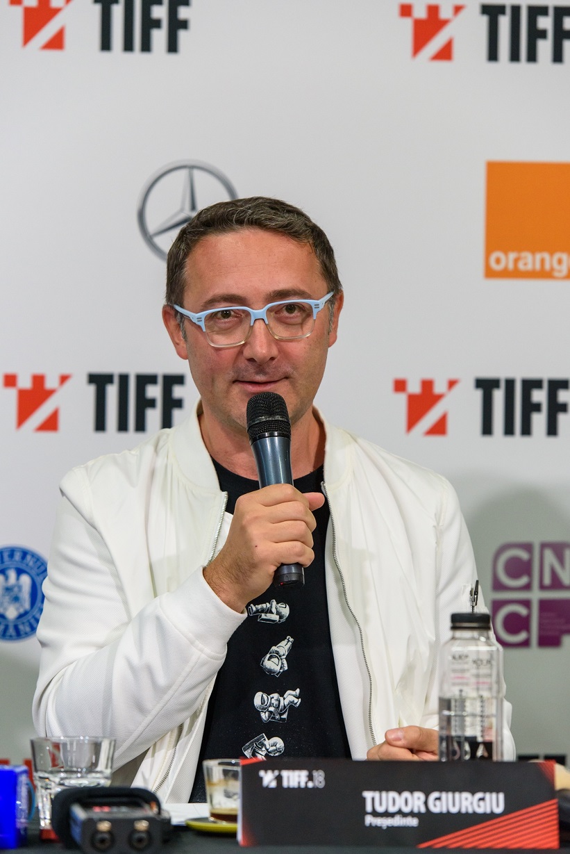 Tudor Giurgiu la conferinta de presa TIFF 2019 – Foto Nicu Cherciu