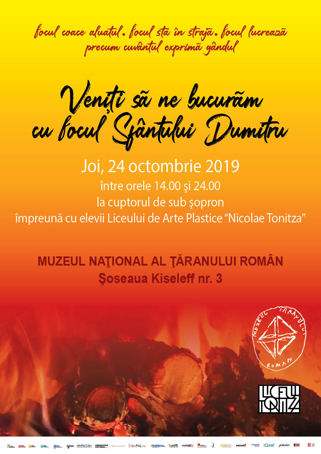 Muzeul Național al Țăranului Român,Focurile de Sf. Dumitru afiș