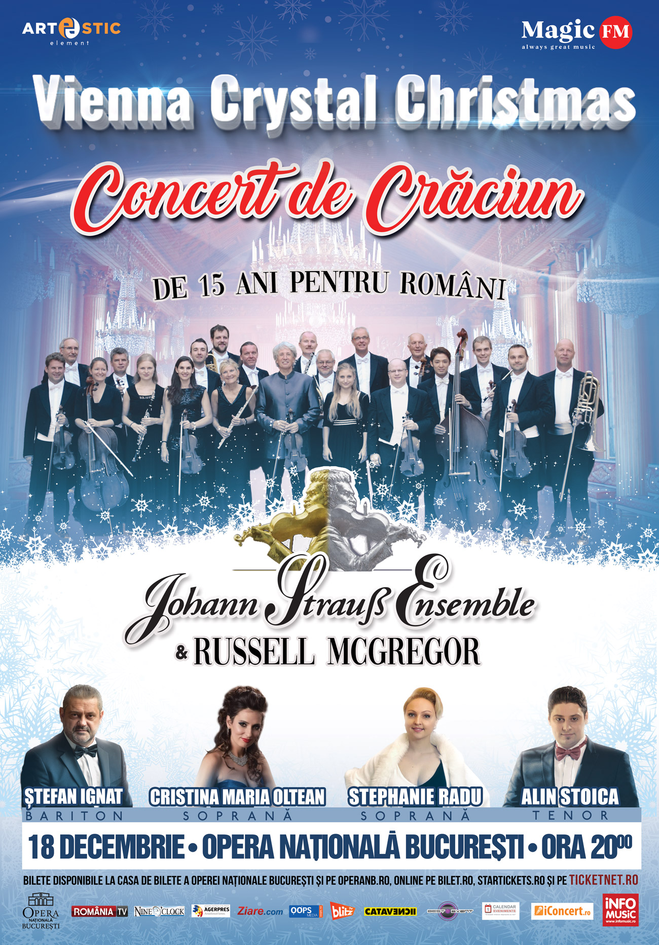 Johann Strauss -Vienna-Crystal-Christmas-2019 afiș
