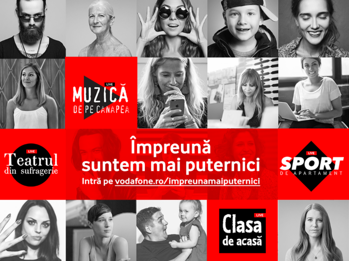Vodafone Romania; Impreuna mai puternici; stayhome