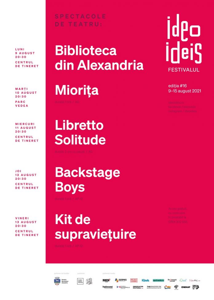 program spectacole Ideo Ideis #16