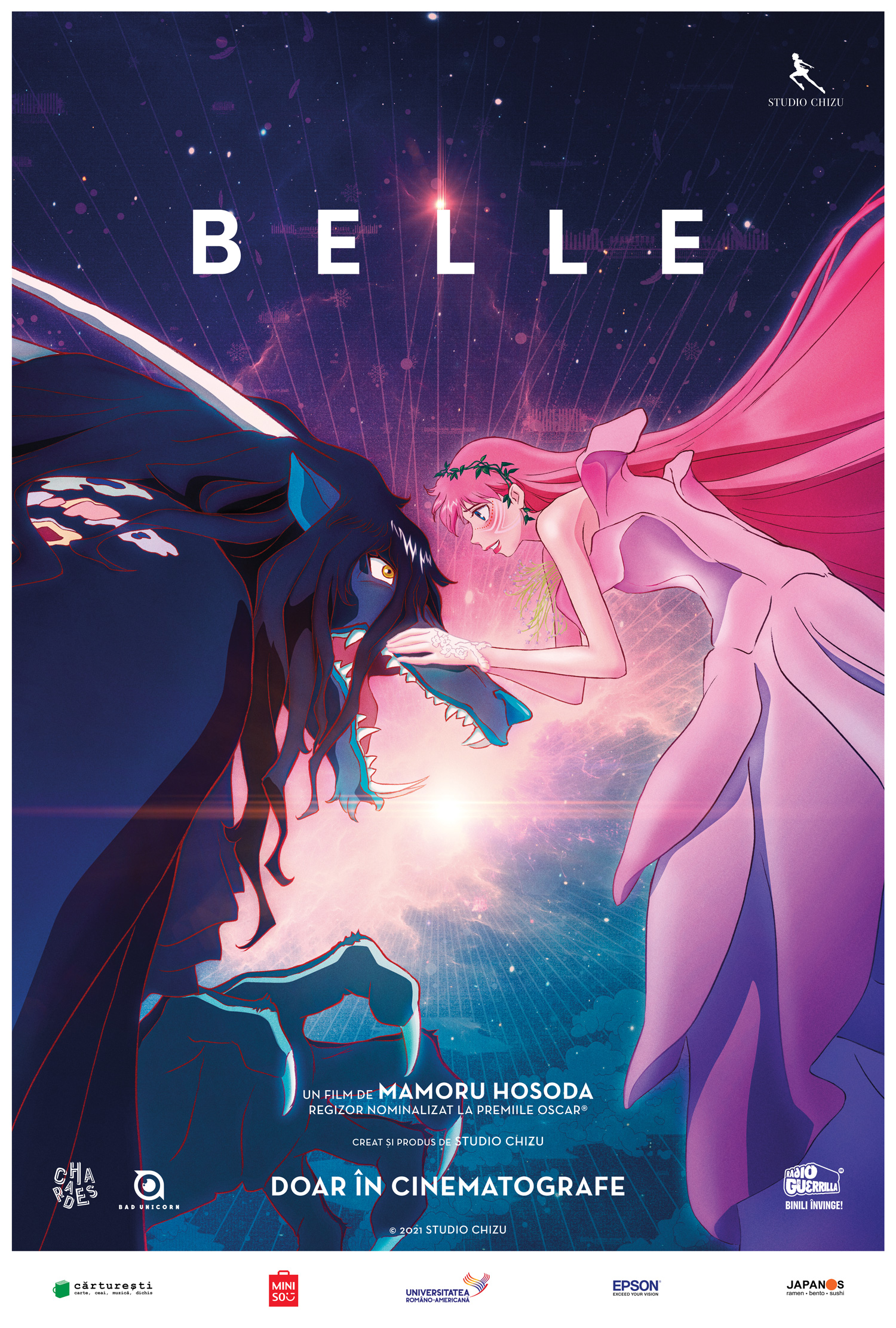 Frumoasa și Bestia în era digitală: Oana Laura Gabriela, Dana Rogoz, Ionuț Grama și Aida Economu dau voce personajelor din Belle