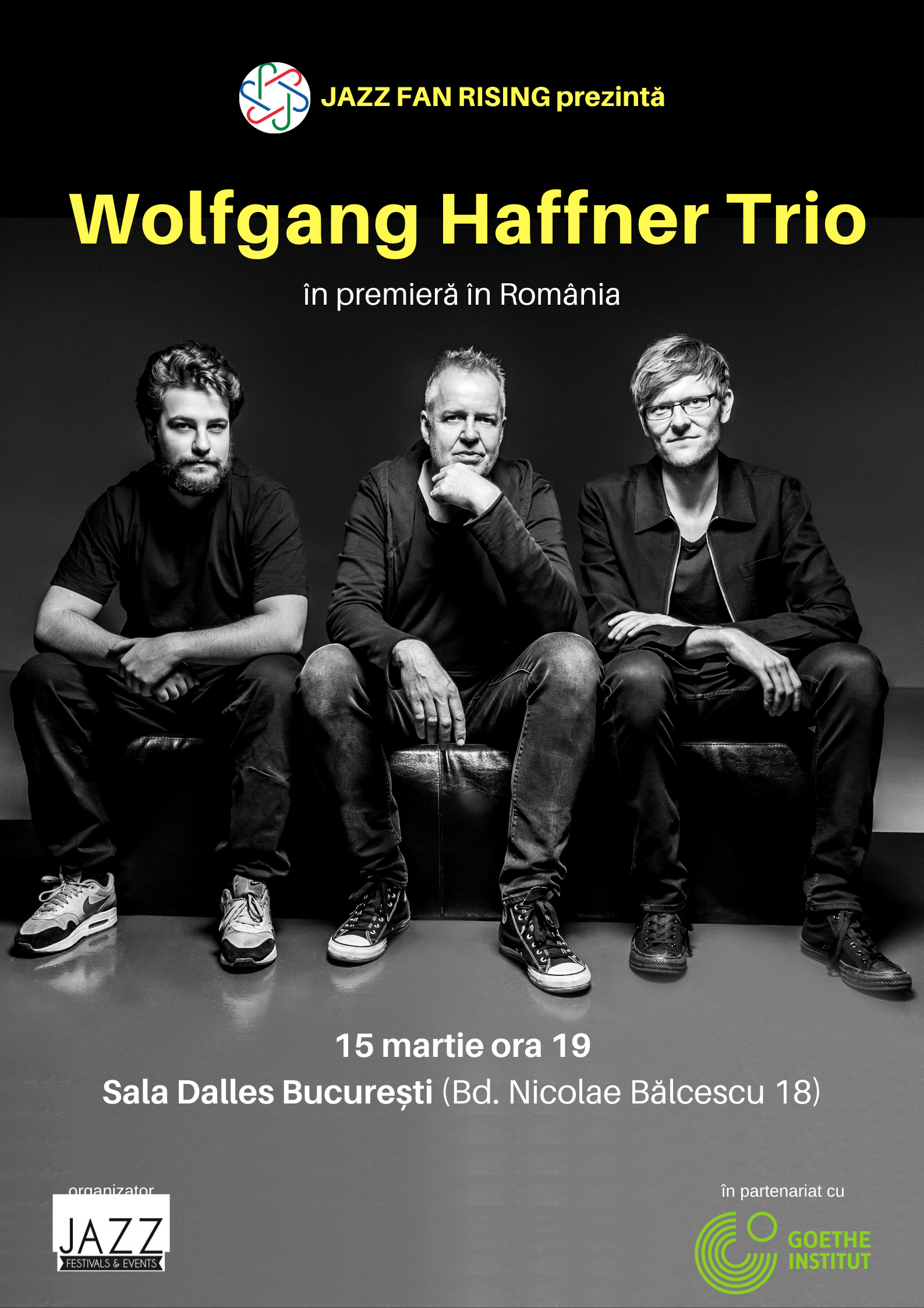 Wolfgang Haffner Trio – unul din greii jazzului european în premieră la București