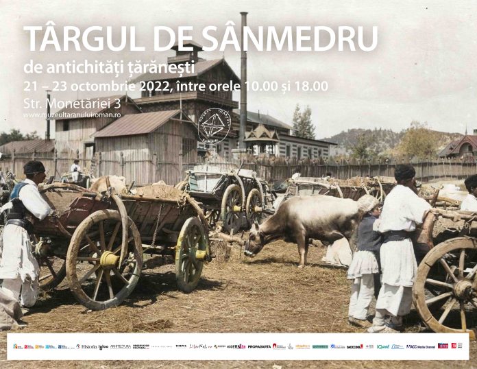 TÂRGUL DE SÂNMEDRU - de antichități țărănești - 21 – 23 octombrie 2022, între orele 10.00 și 18.00 - Muzeul Național al Țăranului Român