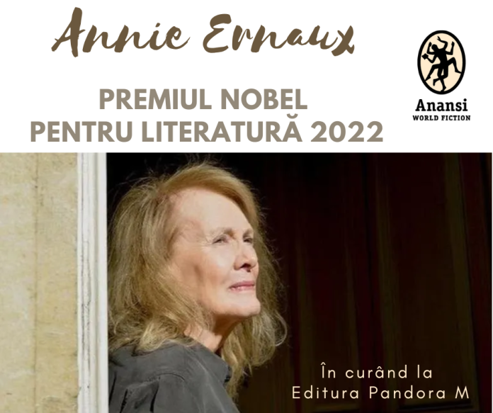 Annie Ernaux, laureata Nobelului literar din acest an, două romane în pregătire în colecția Anansi. World Fiction