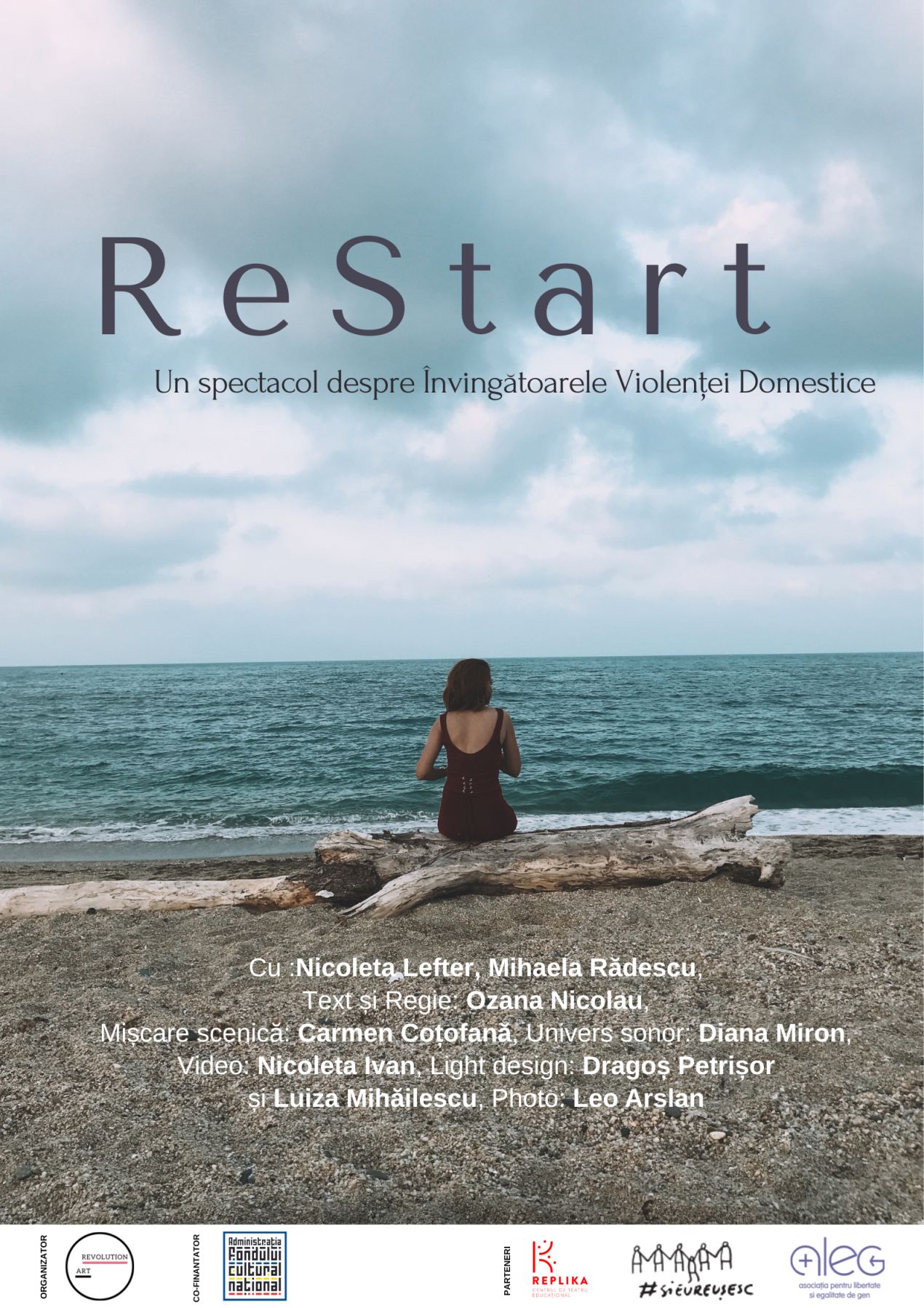 ”ReStart” – poveștile învingătoarelor în lupta cu violența domestică, într-un spectacol de teatru care provoacă prejudecățile