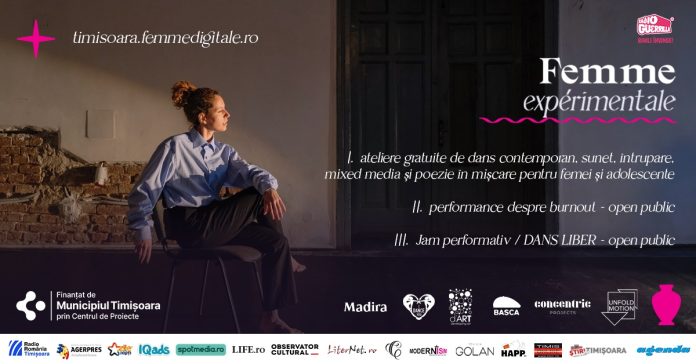 Femme expérimentale - un performance si o saptamana de ateliere gratuite pentru artistele si publicul feminin pasionat de dans din Timisoara
