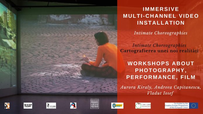 Prezentare instalația imersivă video multi-channel și workshop-uri de artă la Brașov