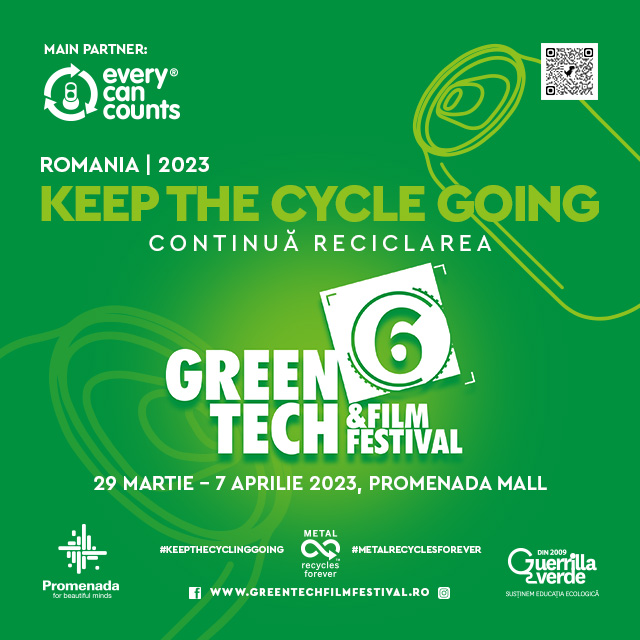 Promenada Mall găzduiește cea de-a șasea ediție a Green Tech & Film Festival, între 29 martie – 7 aprilie