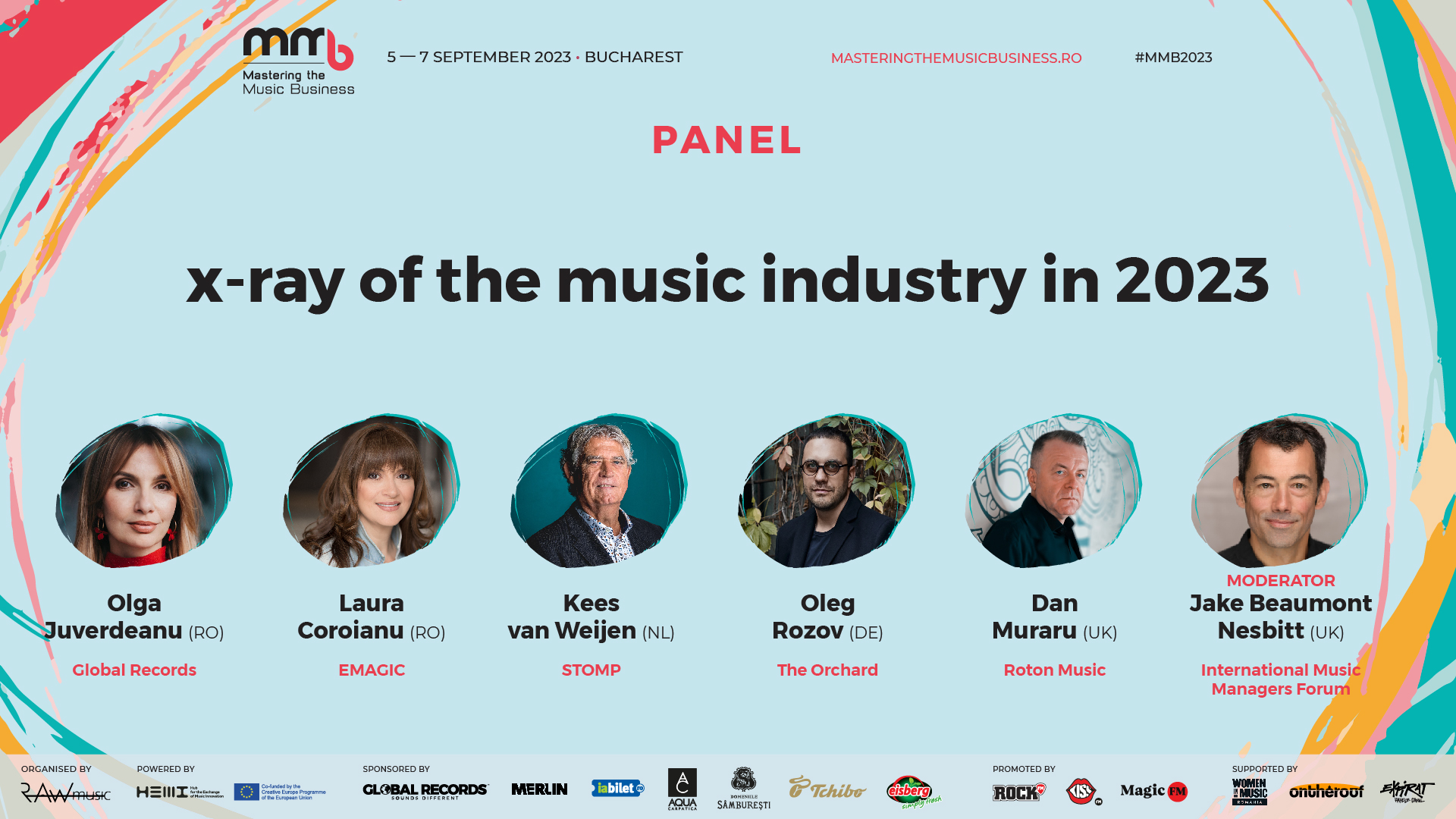 Secretele unui festival de succes, gestionarea stresului, importanța incluziunii, rolul inteligenței artificiale în muzică și impactul industriei în turism și economie - câteva dintre subiectele dezbătute la conferința MMB 2023